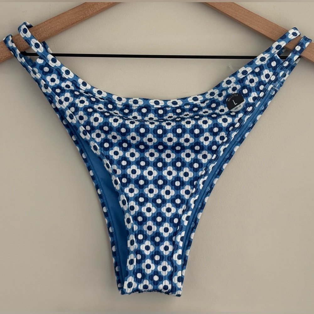 New! Hollister High Leg Bikini Bottom